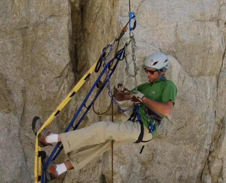 aid climbing gear