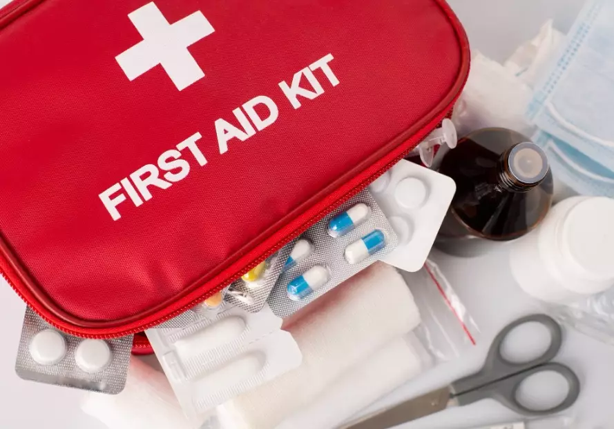 emergency first aid kit