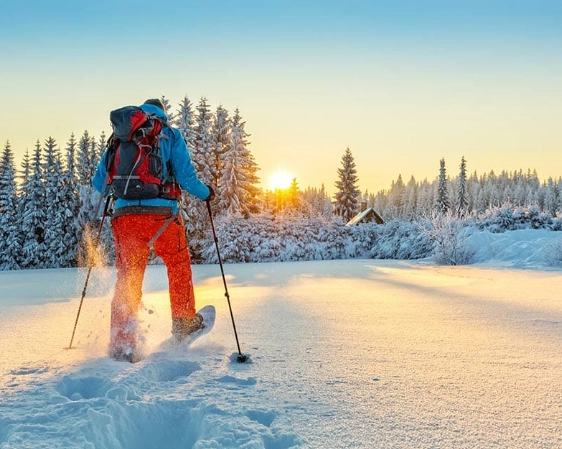 best national parks for snowshoeing