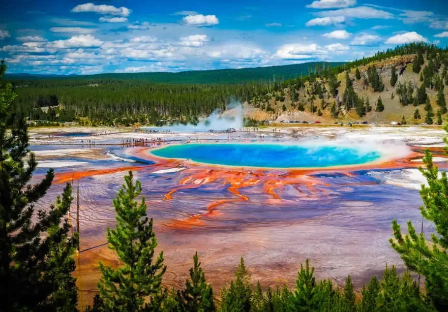 how to see Grand Prismatic Spring how to see Grand Prismatic Spring