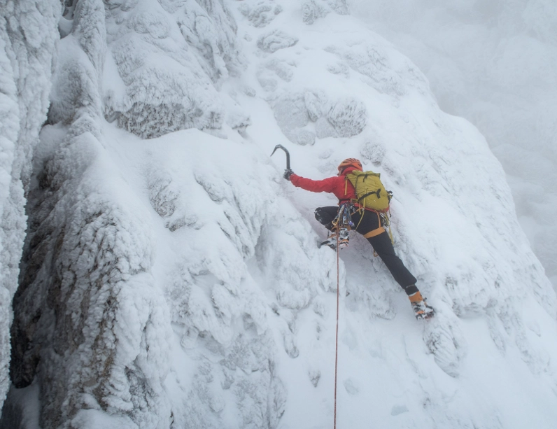 how to start winter climbing