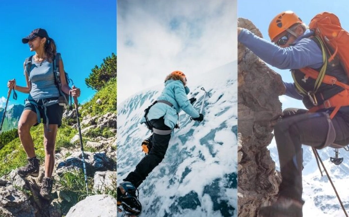 difference between hiking and trekking