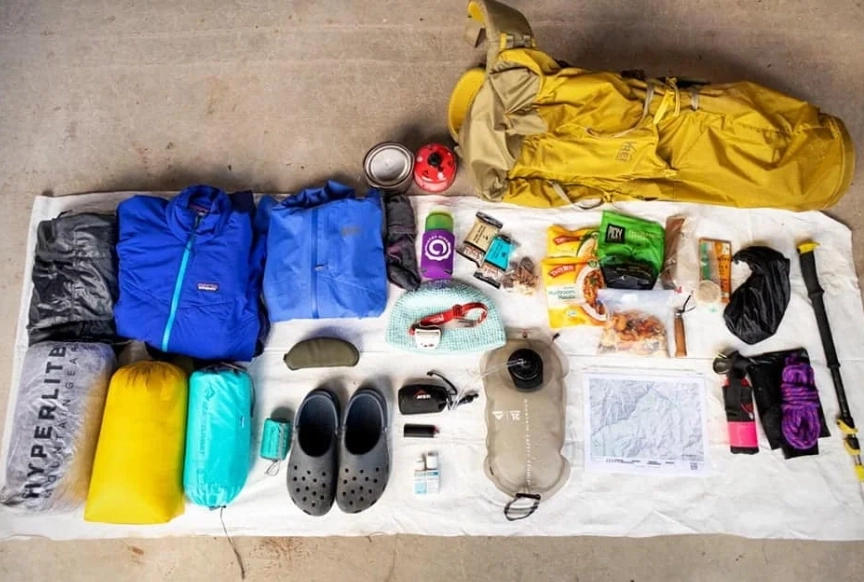 backpacking gear list