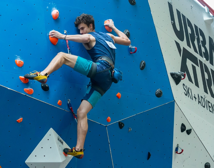 Rock climbing indoor