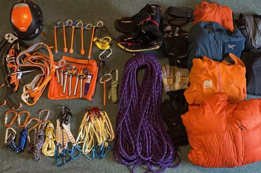 climbing gear list
