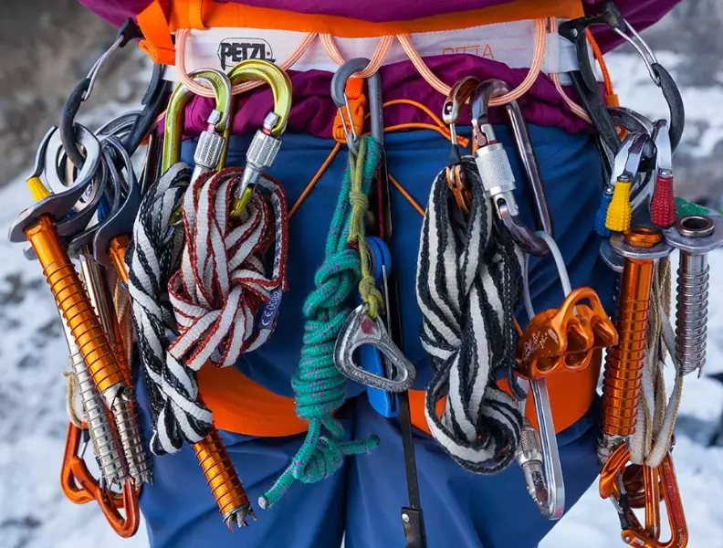 ice climbing equipment