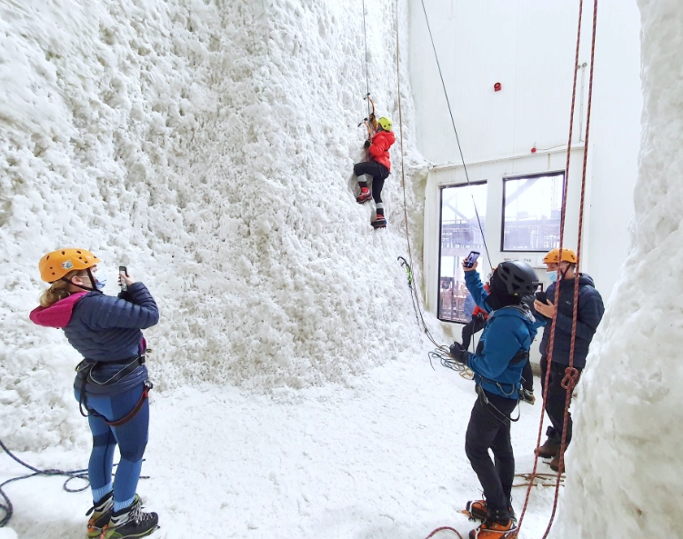 learn to ice climb