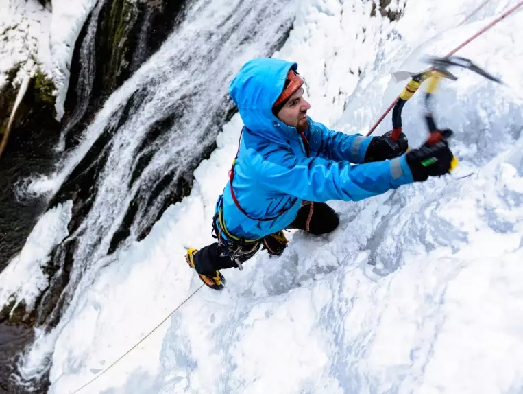 ice climbing