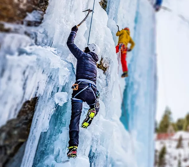 ice climbing