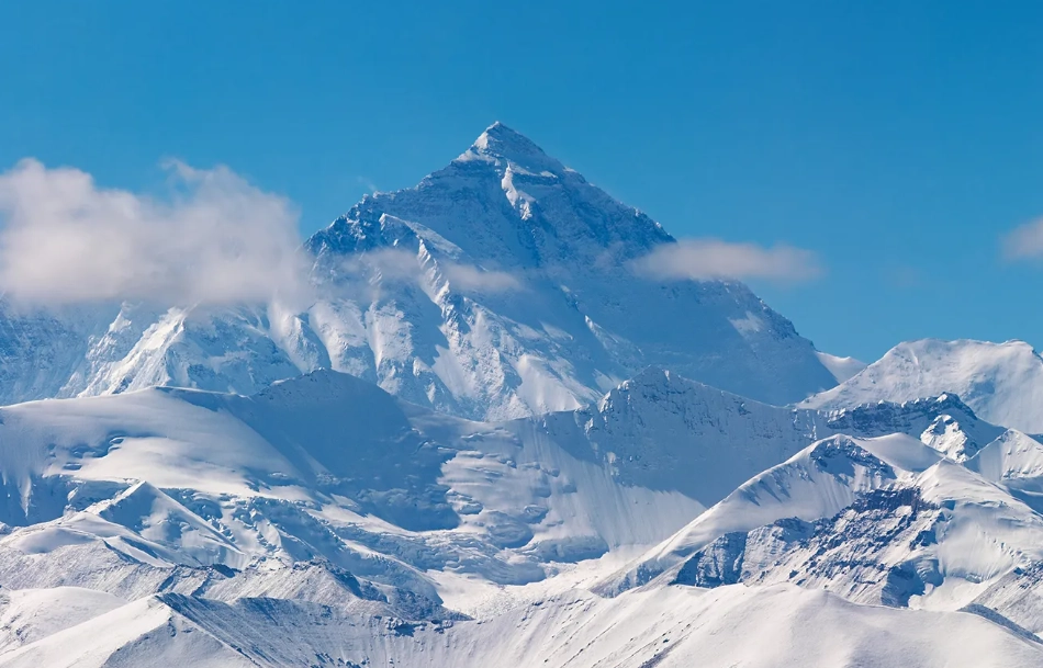 Nepal China border Everest