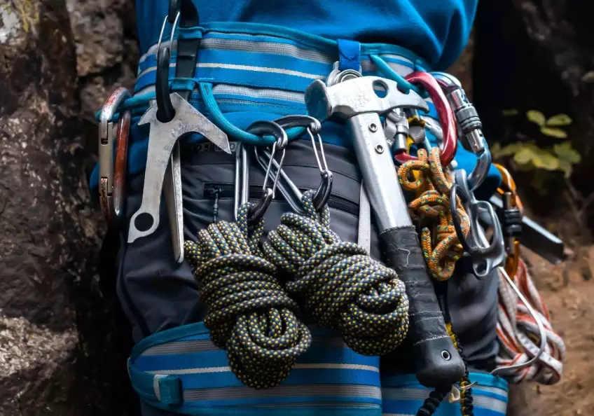 rock climbing gear