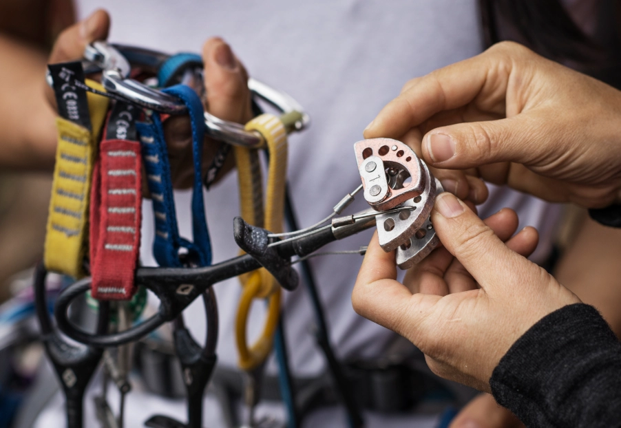 rock climbing gear