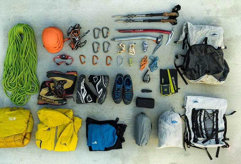 climbing equipment names