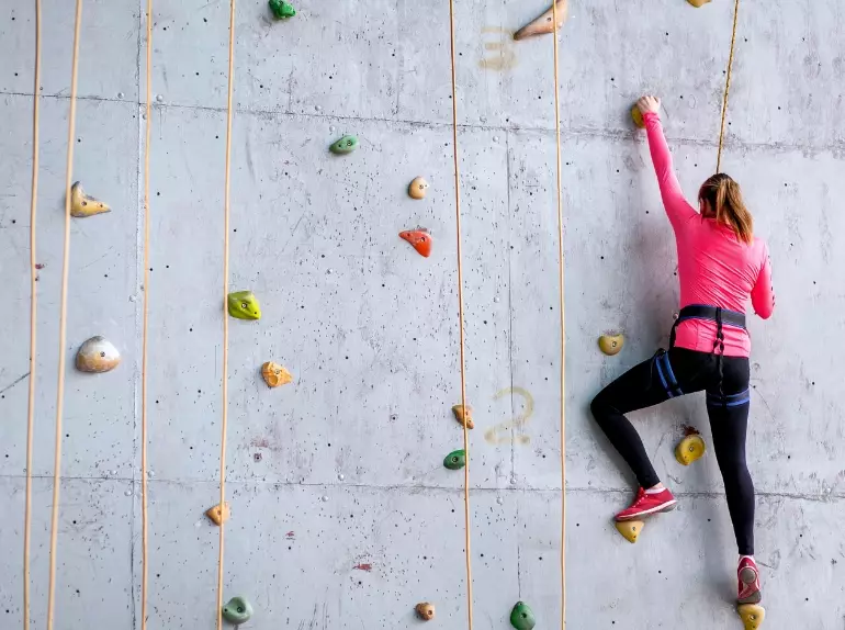 indoor climbing training