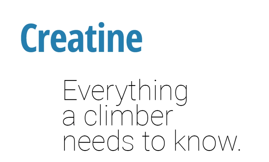 Climbing nutrition creatine