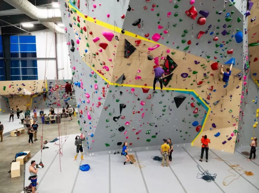 indoor climbing routes