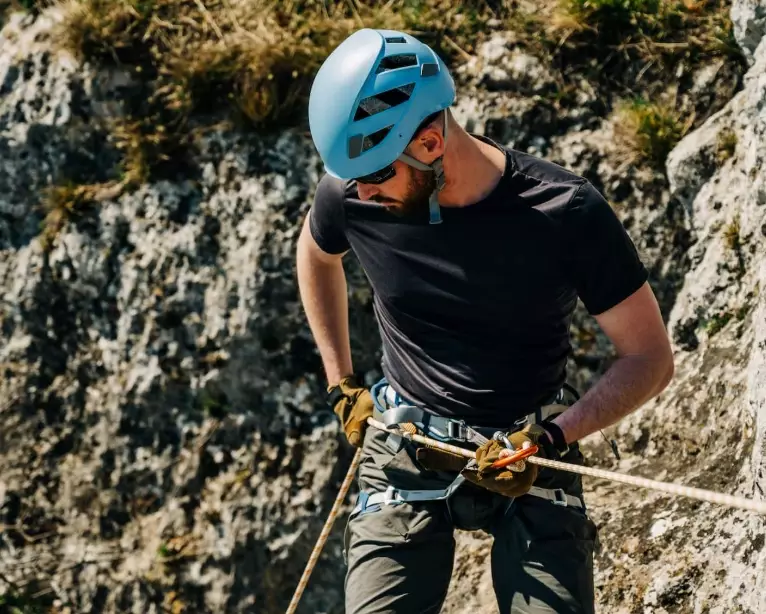 how to inspect a rappelling rope